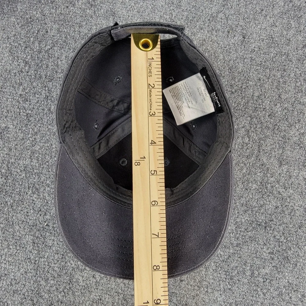 Nike Infant Baseball Cap Black White Swoosh Logo Adjustable Hat 2902-693‎